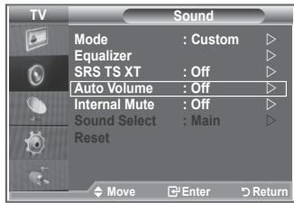 SAMSUNG LE-26R81B - Adjusting the Volume Automatically - 1