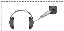SAMSUNG LE-26S81B - Branchement du casque - 1