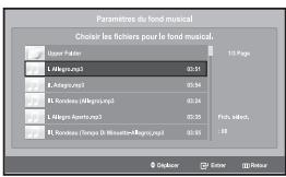 Paramètres du fond musical Choisir les fichiers pour le fond musical. Upper Editor L. Mbignszy3 0:51 R. Astagus3 0:54 RL Rondrea (Abguszy3) 0:24 L. Mbigns Ayuntzzy3 0:25 RL Rondrea (Temps D. Mbignszy3Abguszy3) 0:55 10 Page Pitch, villovo... : 88 Duplocor Finish Return