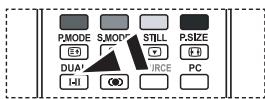 PMODE S.MODE STILL P.SIZE DUA! IRCE PC