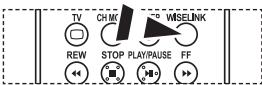 TV CH MC WEISELINK REW STOP PLAY/PAUSE FF