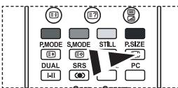 P:MODE S:MODE STILL P:SIZE DUAL SRS PC