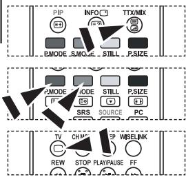 SAMSUNG LE-32M71B - Fastext gebruiken om een teletekstpagina te selecteren - 1