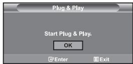 Plug & Play Start Plug & Play. OK Enter Exit