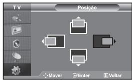 TV Posição Mover Enter Voltar