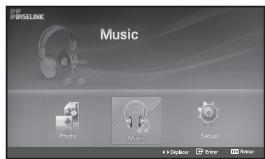 SAMSUNG LE-32M71B - Utilisation de la liste MP3 - 1