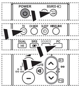 SAMSUNG LE-32M71B - You can select among external sources connected to your TV's input jacks. - 1