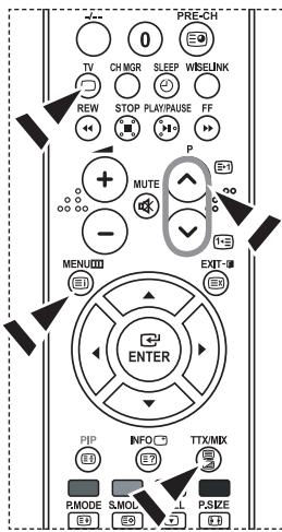 SAMSUNG LE-32M71B - Teletekstinformatie weergeven - 1