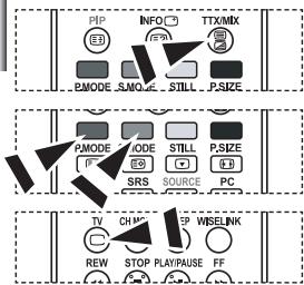 MP INFO TTX/MX PAMODE SMO STILL PSIZE PAMODE SMO STILL PSIZE SRS SOURCE PC TV GHK P WESEINK REW STOP PLAY/PAUSE FF