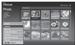 SAMSUNG LE-32M71B - Verwenden der Photoliste (JPEG) - 1