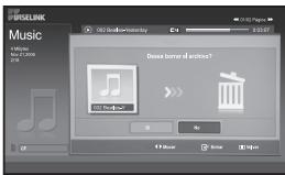 PUSSELINK Music Add Music Play Music PS Dose a border of archives? OK Hi + Show + Enter + Sign