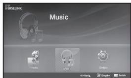 SAMSUNG LE-32M71B - Verwenden der MP3-Liste - 1