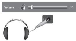 SAMSUNG LE-32M71B - Ligar os auscultadores - 1
