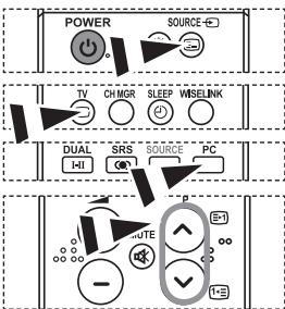 SAMSUNG LE-32M71B - Pode seleccionar uma das fontes externas ligadas às tomadas de entrada do televisor. - 1