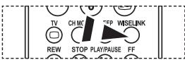 TV CH MC TEP WISELINK REW STOP PLAY/PAUSE FF