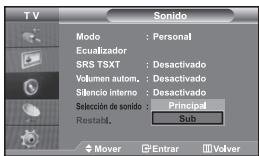 SAMSUNG LE-32R32B - Selección del silencio interno - 2