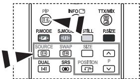 SAMSUNG LE-32R32B - Apresentar a imagem na imagem (PIP) - 2