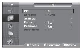 SAMSUNG LE-32R32B - Visualizzazione dell'imagine nell'imagine (PIP) - 1