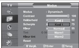 SAMSUNG LE-32R32B - De kleurtint wijzigen - 1