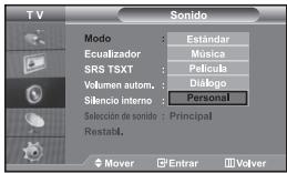 SAMSUNG LE-32R32B - Cambio del estándar de sonido - 1