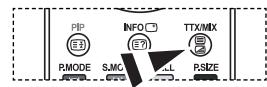 SAMSUNG LE-32R32B - Utilizar Fastext para selectionar una págin de teletexto - 1