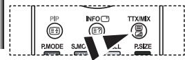 SAMSUNG LE-32R32B - Fastext gebruiken om een teletekstpagea te selecteren - 1