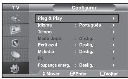 SAMSUNG LE-32R32B - Quando liga o tevisor, ocorrém various programações de cliente基礎s, automática e subsequente. Estado disponível as següntes programações. - 1