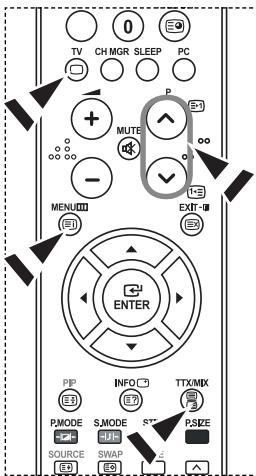 SAMSUNG LE-32R32B - Teleteksinformatie weergeven - 1