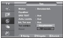 SAMSUNG LE-32R32B - Ton des Nebenbildes wiedergeben - 1