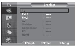 SAMSUNG LE-32R32B - De bron selecteren - 1