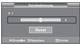 SAMSUNG LE-32R32B - Kanäle mit Feinabstimmung einstellen - 1