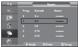 SAMSUNG LE-32R32B - Opgeslagen kanalen sorteren - 2