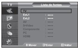 SAMSUNG LE-32R32B - Selecciónar fontes externas - 1