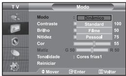 SAMSUNG LE-32R32B - Escolher o tipo de imagem - 1