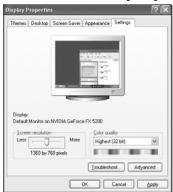 SAMSUNG LE-32R32B - Configurazione del software per PC (basato su Windows XP) - 1