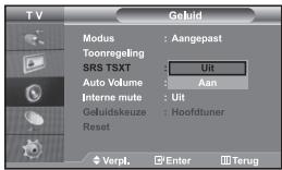 SAMSUNG LE-32R32B - U kunt de geluidsinstallingen aanpassen aan uw persoonlijke voorkeur. - 1