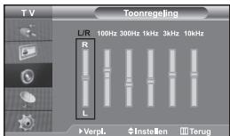 SAMSUNG LE-32R32B - De geluidsinstellungen aanpassen - 1