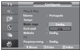 SAMSUNG LE-32R32B - Opção Modo de Jogos - 1