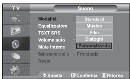 SAMSUNG LE-32R32B - Modifica dello standard audio - 1