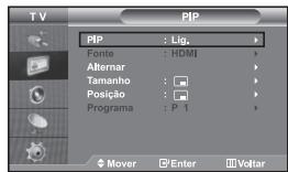 SAMSUNG LE-32R32B - Apresentar a imagem na imagem (PIP) - 1