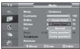 SAMSUNG LE-32R32B - Seleccionar a tonalidade - 1