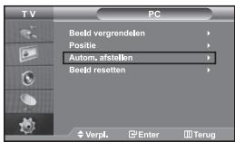 SAMSUNG LE-32R32B - De beeldpositie wijdigen (Positie): Pas de positie van het PC-schem aan als alles nicht gelijk is aan het TV-schem. - 1