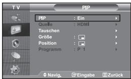 SAMSUNG LE-32R32B - Bild-in-Bild-Funktion verwenden (PIP) - 1