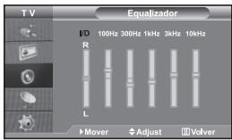 SAMSUNG LE-32R32B - Ajuste de los parámetros de sonido - 1