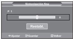 SAMSUNG LE-32R32B - Sintonía final de la recepción de canales - 1