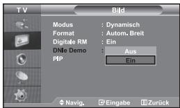 SAMSUNG LE-32R32B - Wenn das vom Fernsehgerät empfangene Übertragungssignal schwach ist, können Sie diese Rauschminderungsfunktion aktivieren, um ggf. statische Aufladungen oder Geistereffekte auf dem Bildschirm zu verringern. - 1