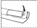SAMSUNG LE-32R32B - Batterien in die Fernbedienung montieren - 3