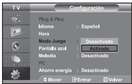 SAMSUNG LE-32R32B - Uso del Modo Juego - 1