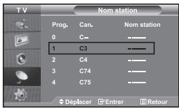SAMSUNG LE-32R32B - Organisation des canaux méorisés: - 1