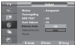 SAMSUNG LE-32R32B - De Interne mute selecteren - 1